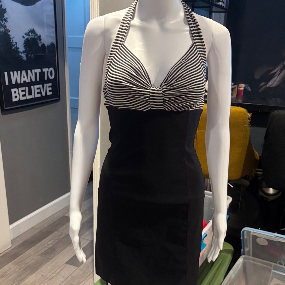Y2K guess halter dress